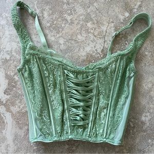 Sugar Thrillz Women's Green Corset